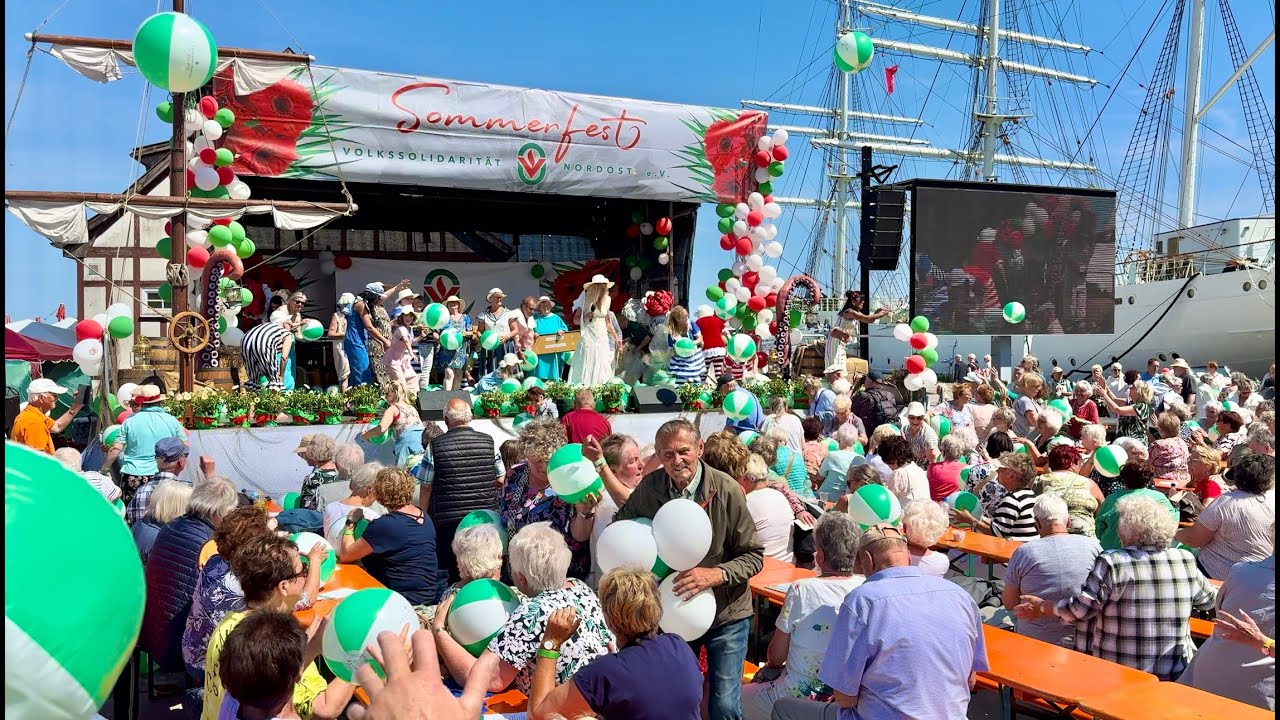 SOMMERFEST 2024 Stralsund  l  Volkssolidarität Nordost  l  VIDEO 1 Kurzbeitrag
