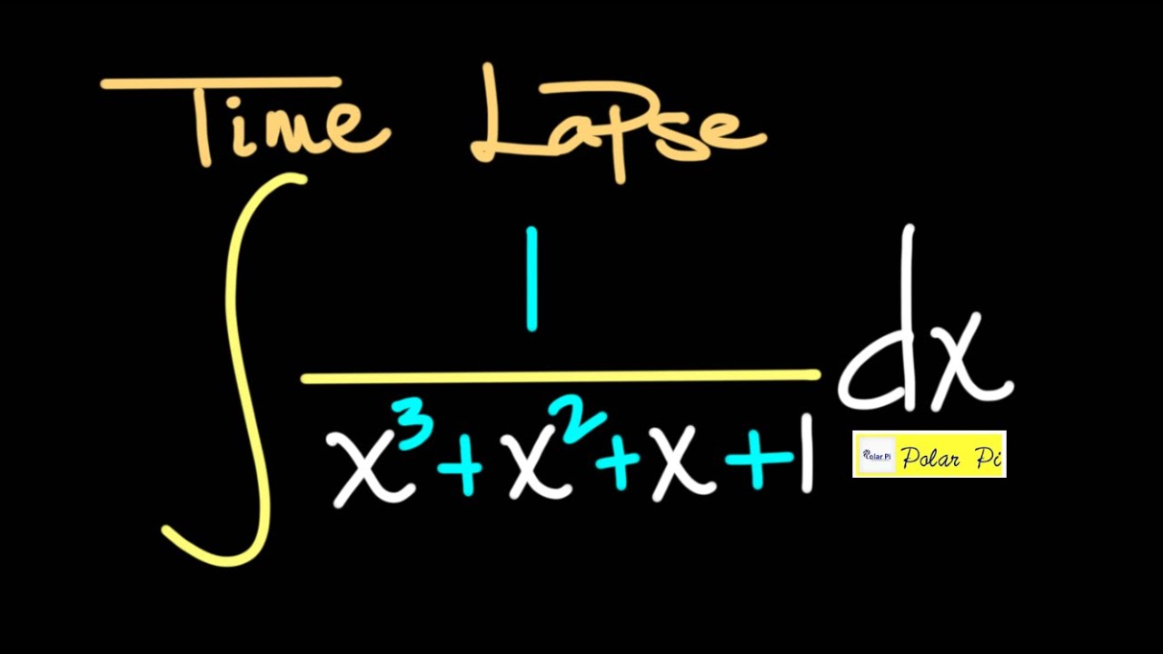 A hard Integral done fast (Time Lapse Integral:)