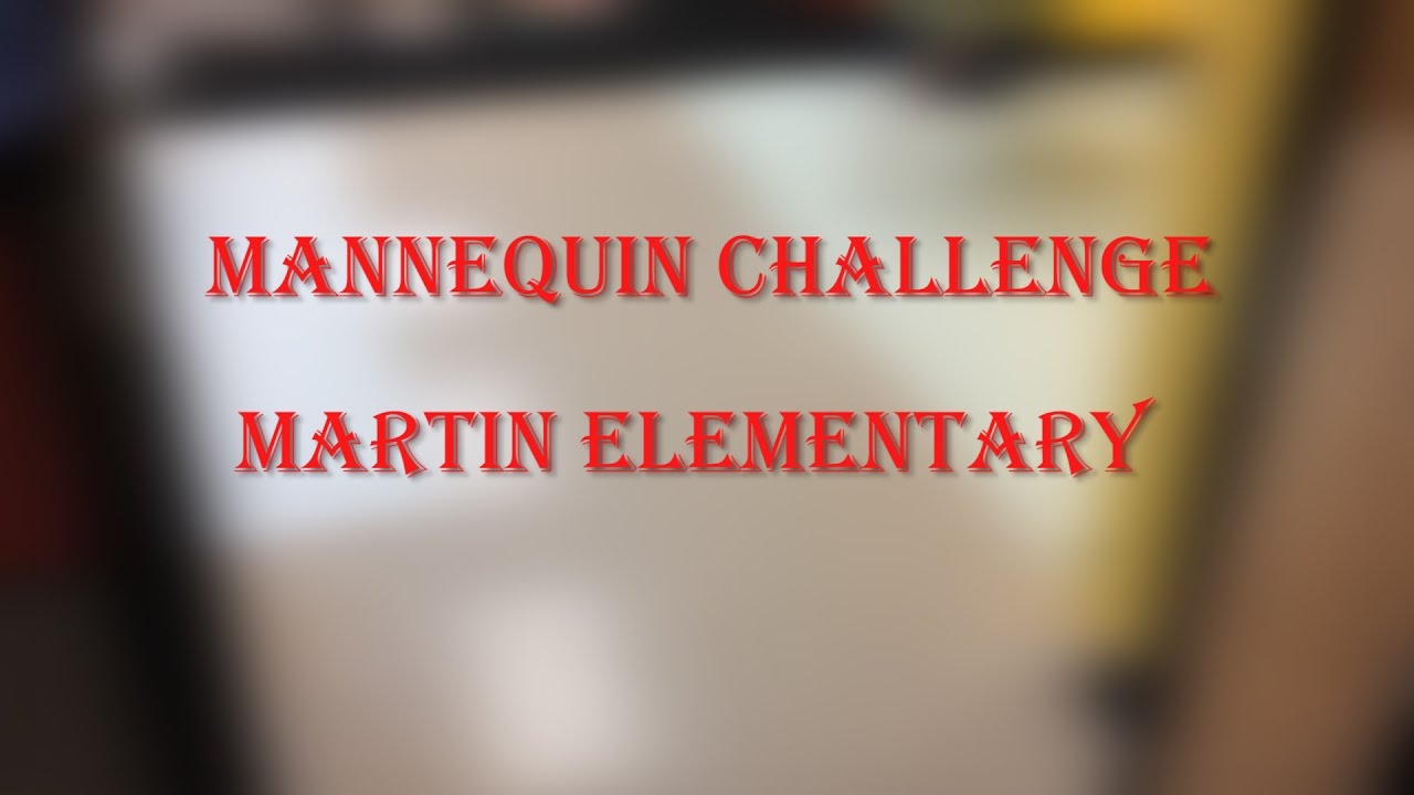 Martin Elementary Mannequin Challenge