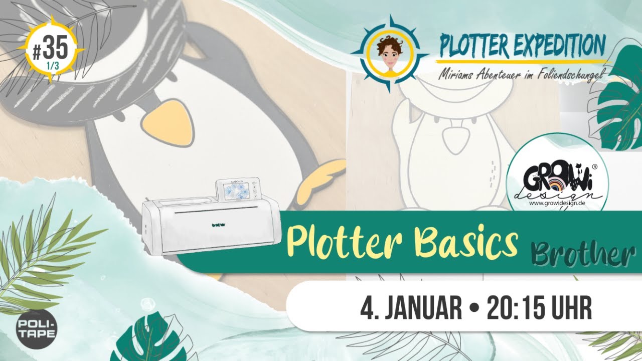 Plotter Expedition #35 (1/3) - Plotter Basics Brother