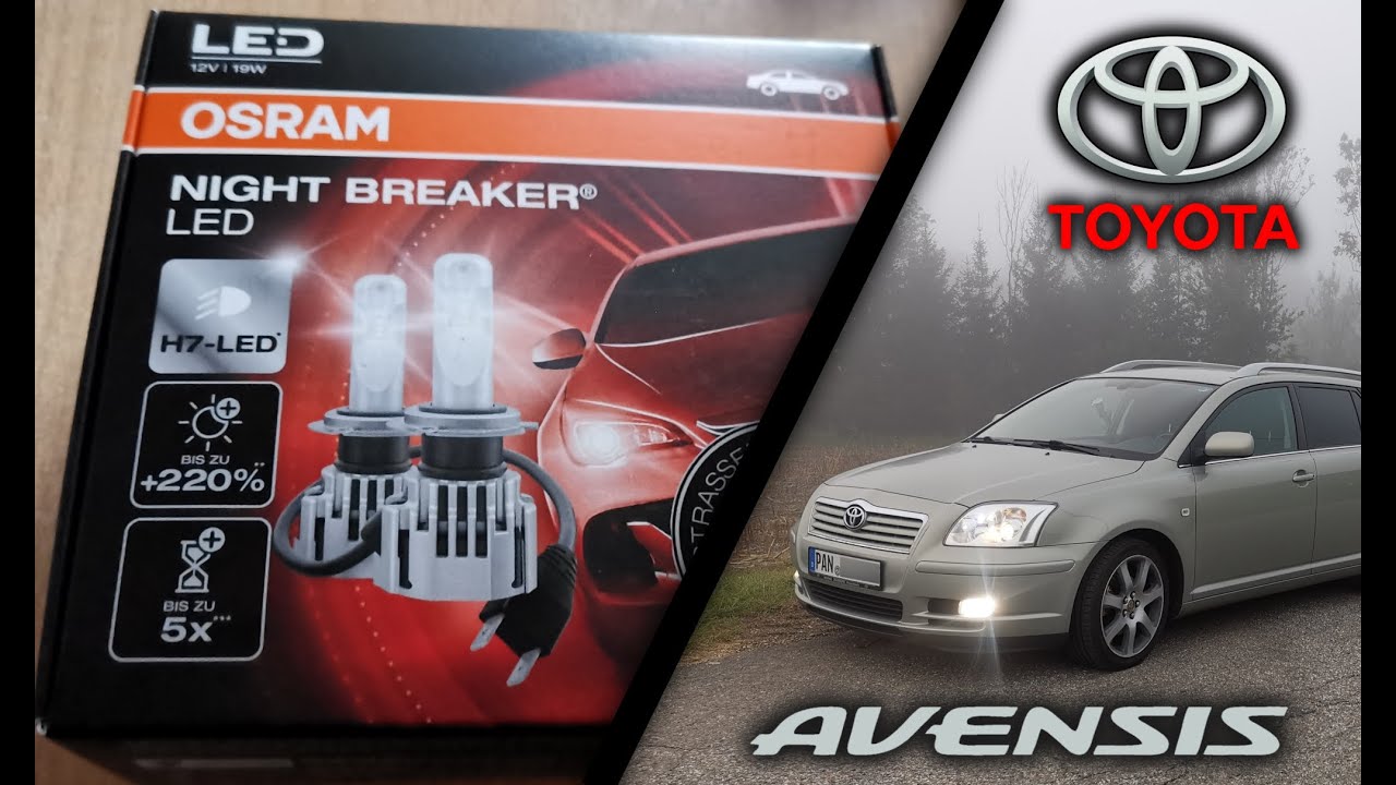 Osram Night Breaker - H7 LED // Toyota Avensis T25