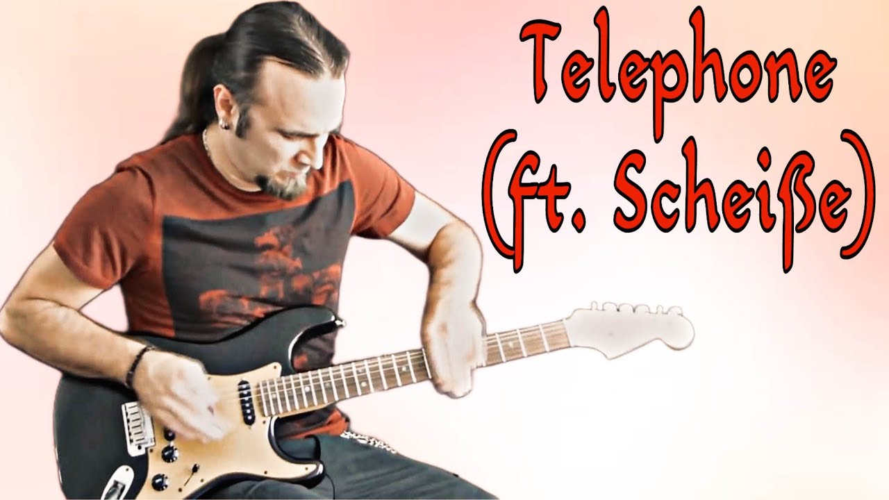 Lady Gaga - Telephone (ft.Scheiße) - Electric Guitar Cover by Paul Hurley