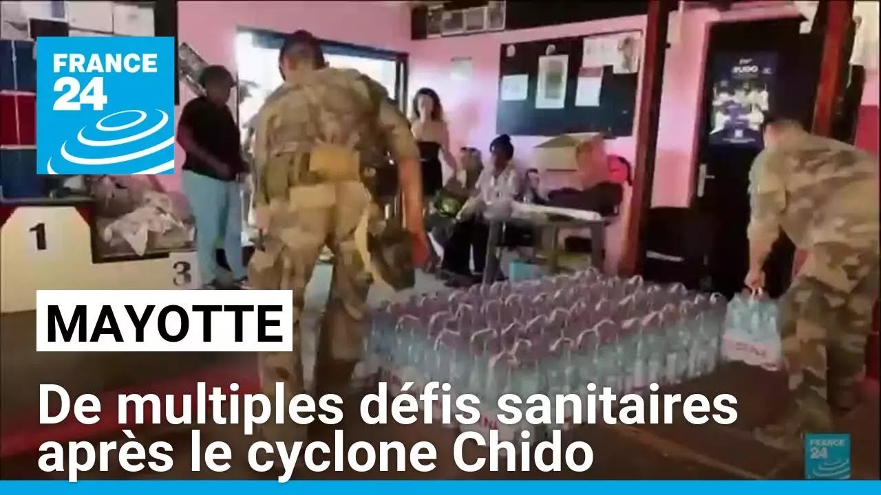 Mayotte : de multiples défis sanitaires après le cyclone Chido • FRANCE 24