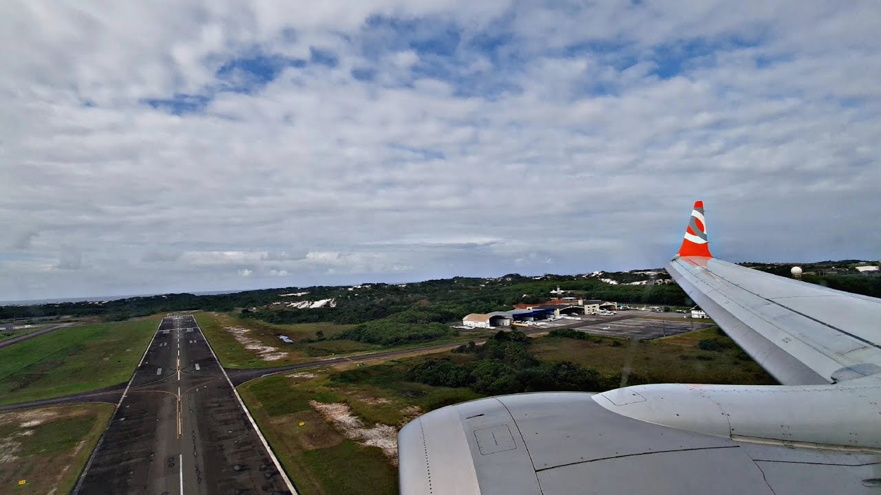 POUSANDO EM SALVADOR NO BOEING 737 MAX 8 DA GOL