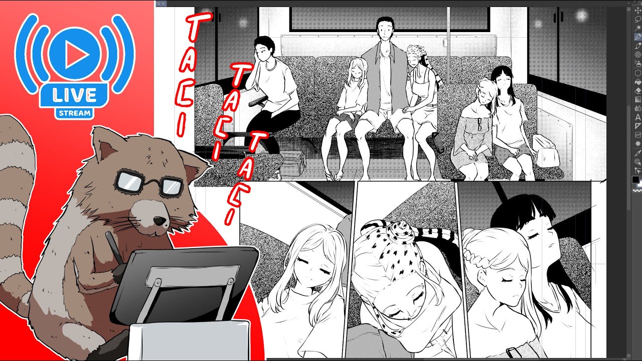 Dibujando manga y conversando