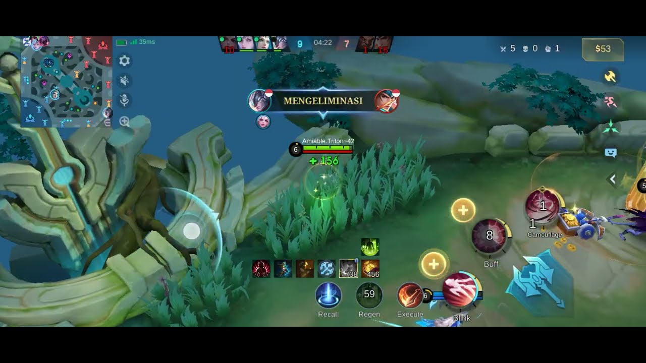 Roam natalia vs healcrut#mobilegend#mlbb #build #shorts