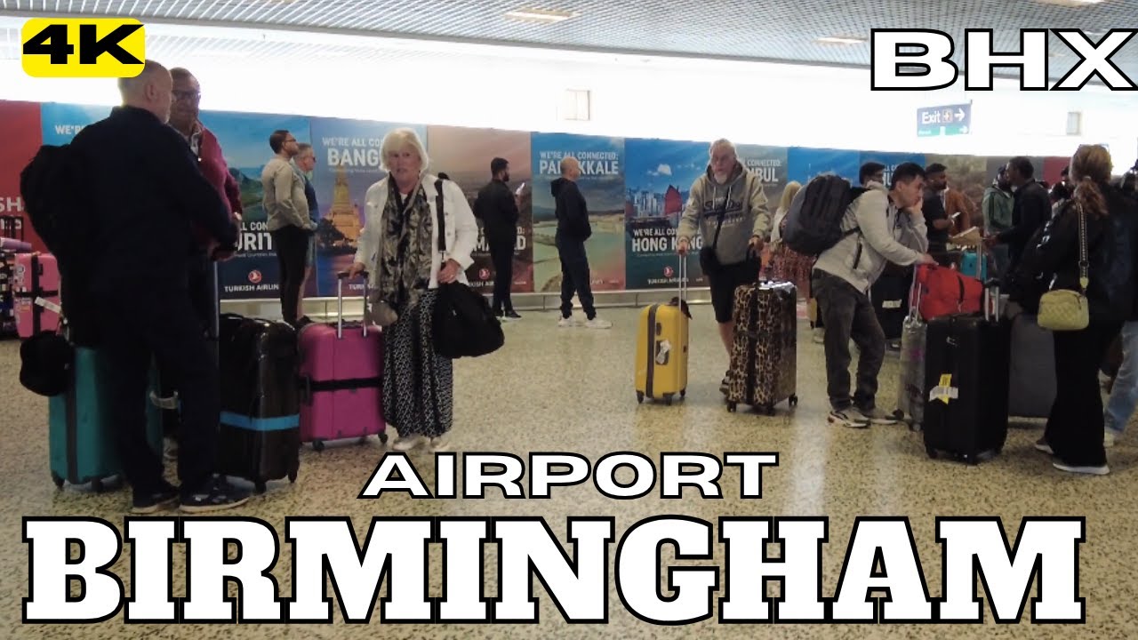 BIRMINGHAM AIRPORT (BHX) Full Tour ENGLAND United Kingdom UK 4K