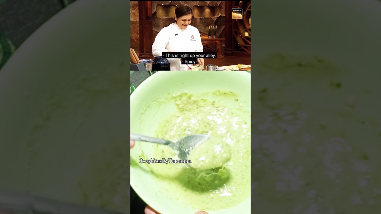 Green Chutney Recipe By Chef Garima | #cozybitesbytamanna #masterchef #recipe #celebrityrecipe