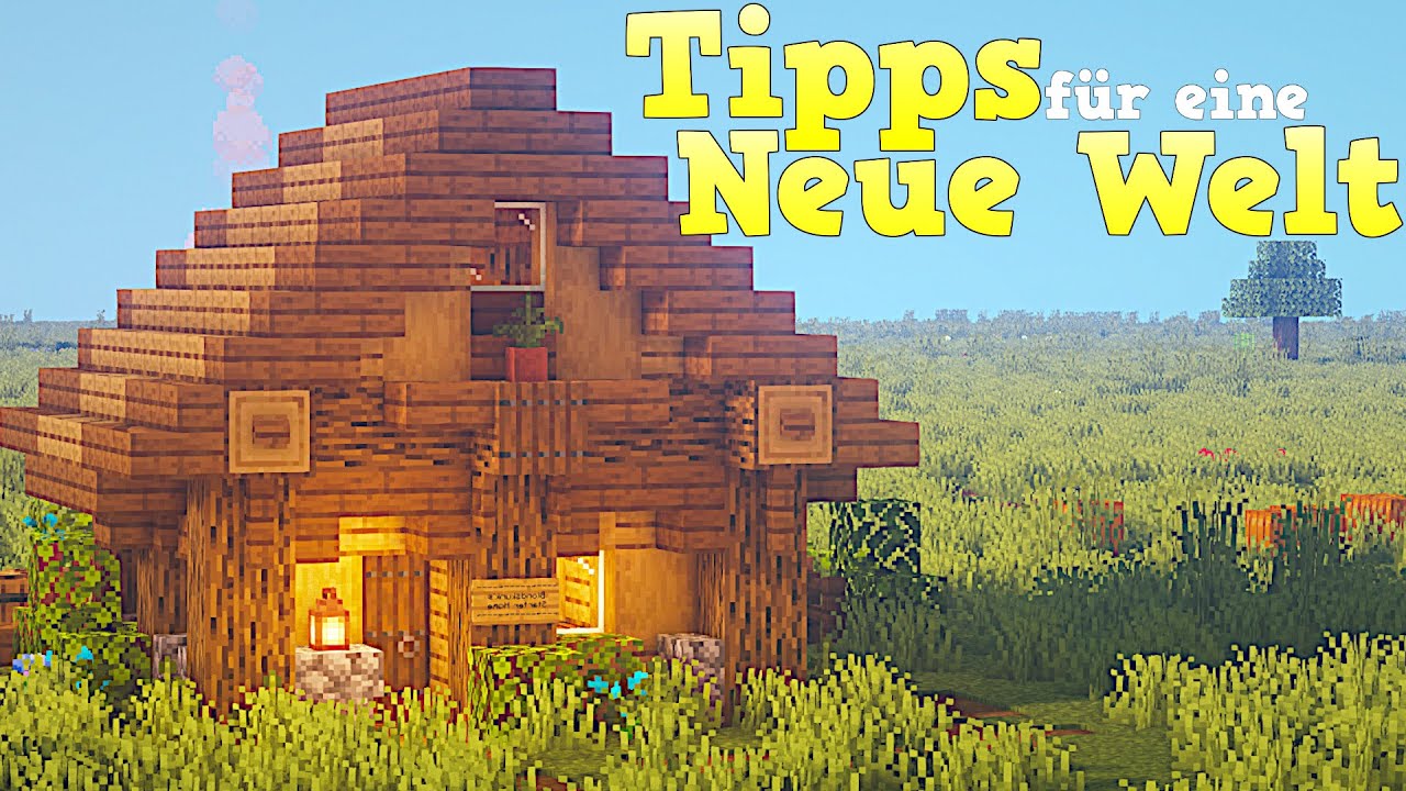 ✅ 6 Tipps f&uuml;r eine neue Welt in Minecraft | LarsLP
