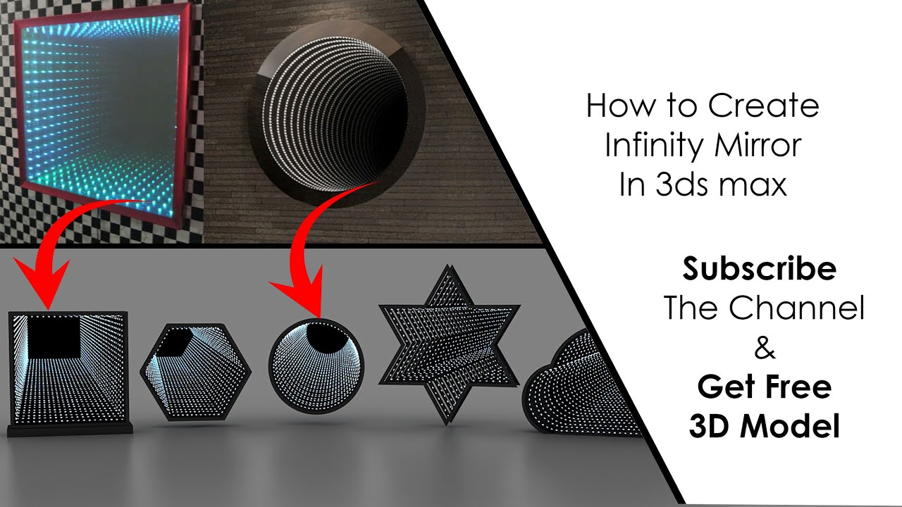 How To Create Infinity Mirror In 3Ds Max