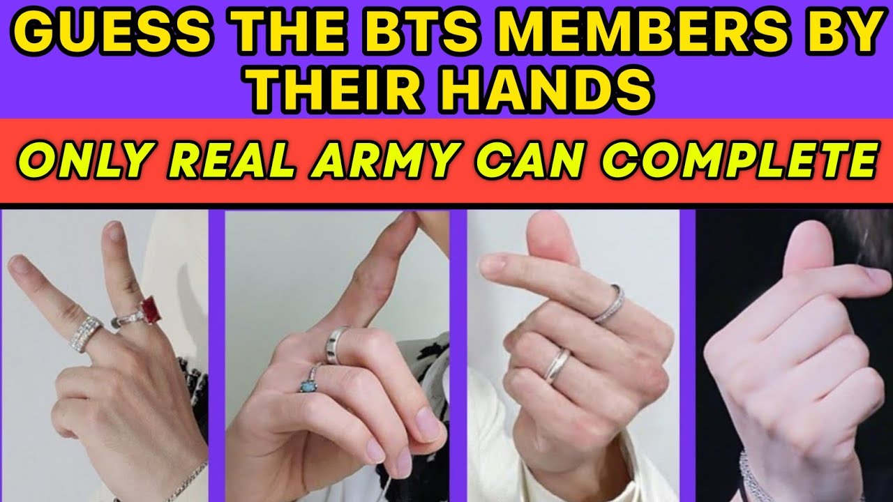 guess the hands of BTS members|| BTS quiz || Only true ARMY can answer