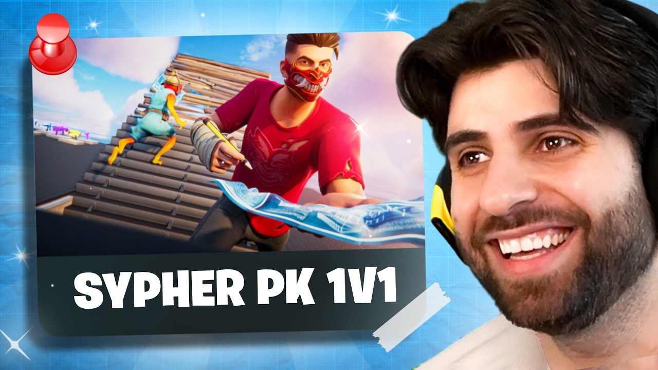 I Surprised SypherPK With a 1v1 Map… He Reacted!
