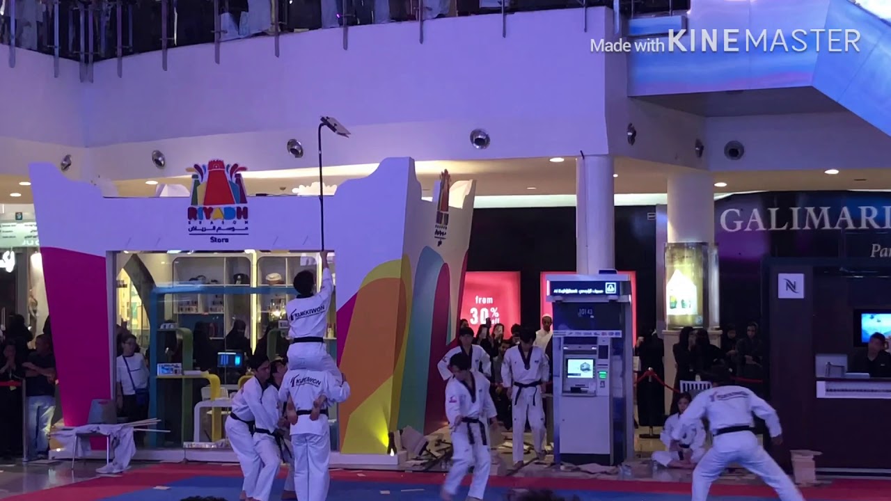#KOREAN TAEKWONDO EXHIBITION👊#Hayat Mall Saudi ARABIA👍