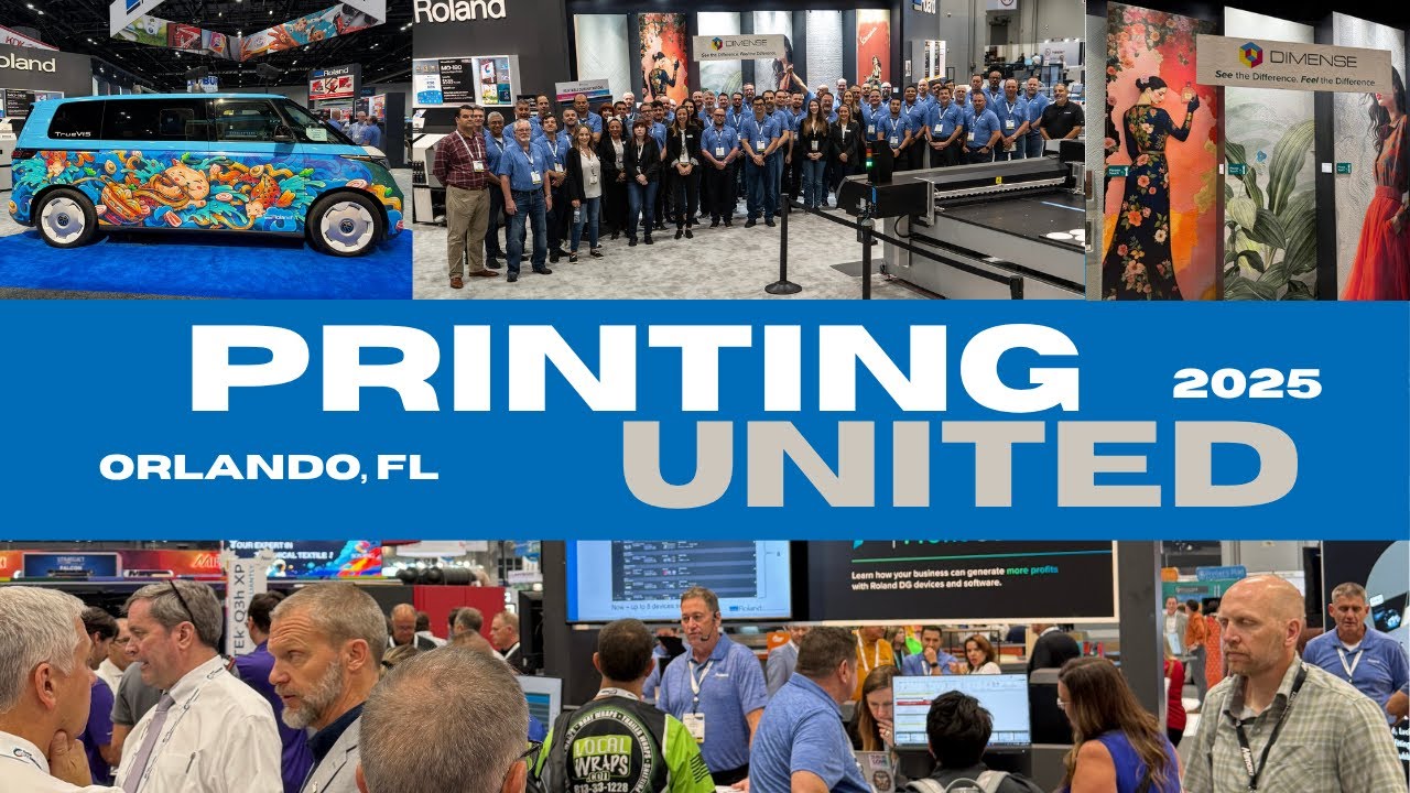 Roland DGA at Printing United 2025 Orlando, FL