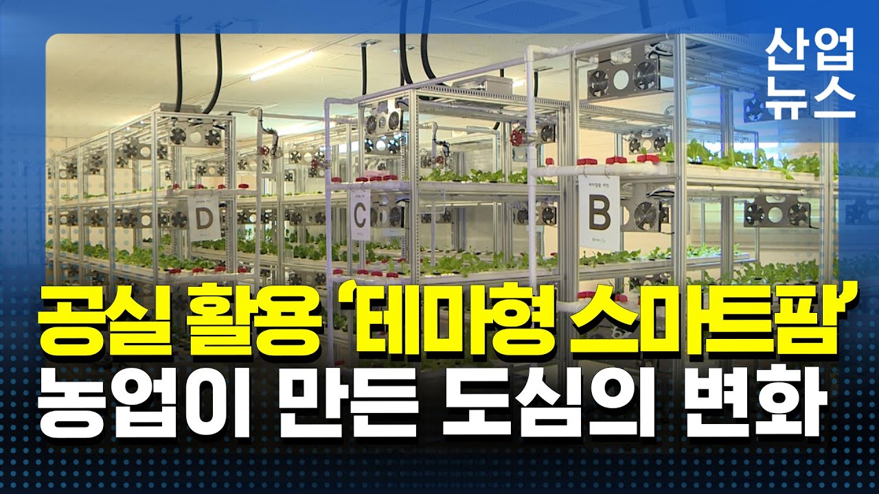 농업 품은 빈 건물…국내 첫 '테마형 스마트팜‘_산업뉴스 [산업방송 채널i]