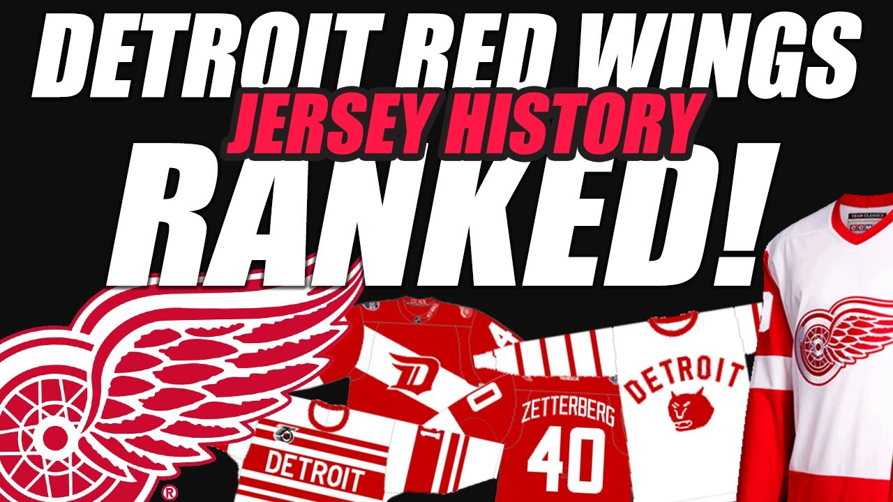 Detroit Red Wings Jersey History Ranked!