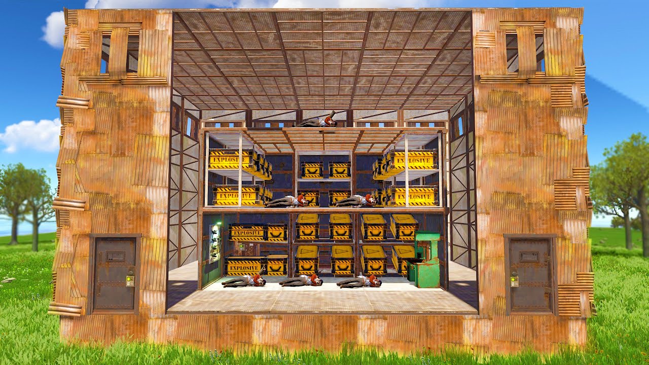 i raided a russian clans cube base...