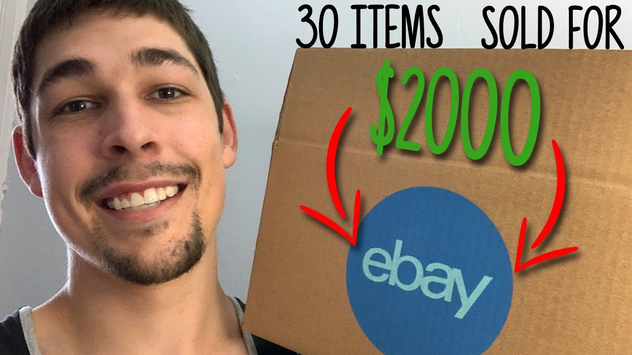30 товаров, которые я продал на eBay с фантастической прибылью! Более 2000 долларов.