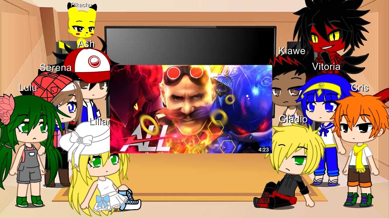 Pokemon react rap vilões do sonic
