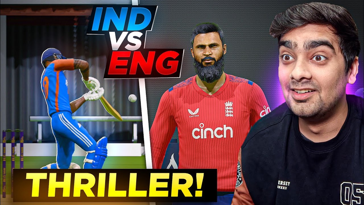 THRILLER T20! INDIA Vs ENGLAND Cricket 24 (Hardest Mode)