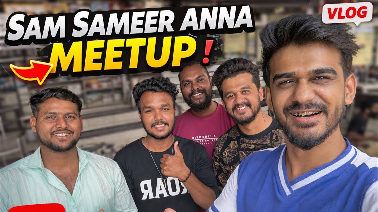 Sam Sameer Meetup | Sam Sameer  ಮೀಟ್ ಆದ್ವಿ ri Guys 🩵 |  Uk rich 07 vlog | #samfam 
