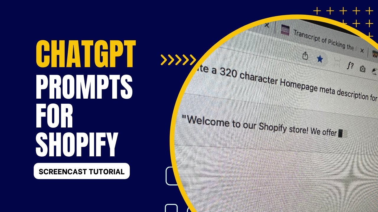 ChatGPT for Shopify Tutorial - Is a free AI your new favorite copywriter?