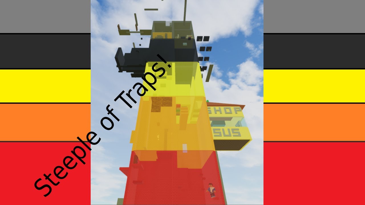 Roblox | Obby creator | Steeple of Traps guide! (Me and my friend's JToH fan steeple)