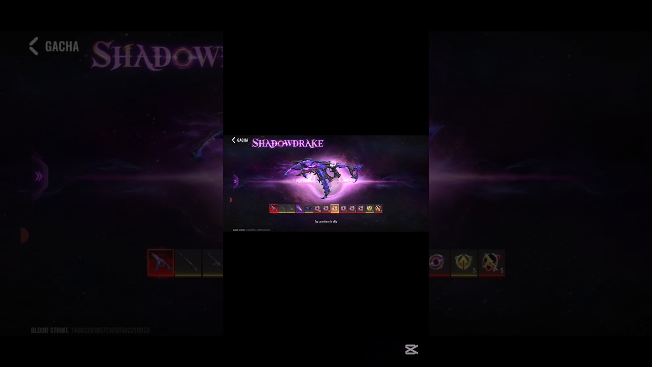 Vektor-shadowdrake eternal skin. BLOOD STRIKE.