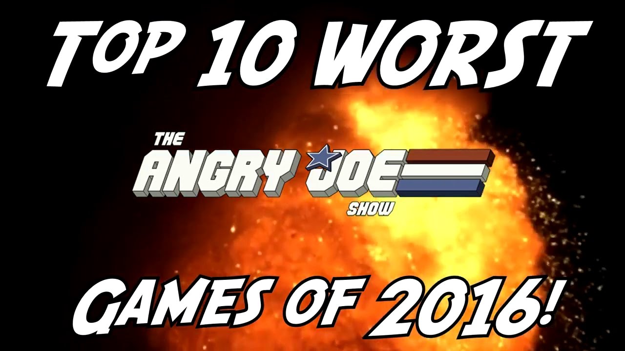 Angry Joe Show - Top 10 WORST Games of 2016! rus sub