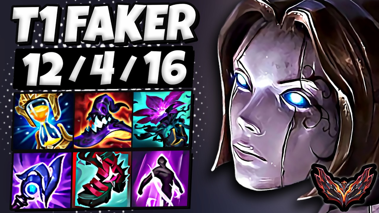 T1 Faker Orianna vs Azir [ MID ] Korea Grandmaster 1087 LP | Patch 26.3