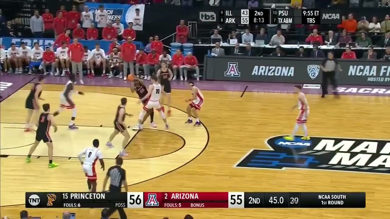 PRINCETON UPSETS ARIZONA         15 vs 2 MARCH MADNESS RD 64        3.16.23