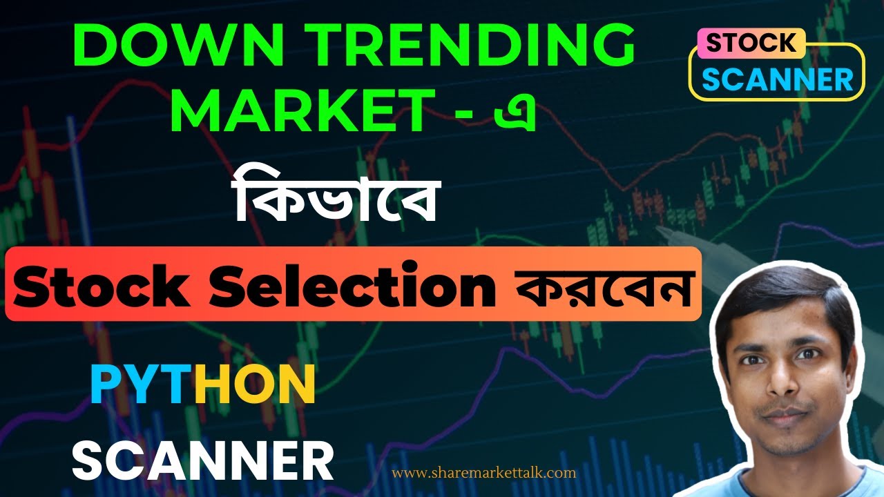 Stock Selection Method during Down Trending Market | Python Scanner #sharemarkettalk