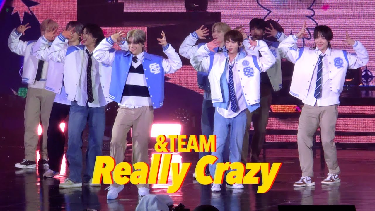 [240218] 앤팀 서울 콘서트 낮공 &TEAM 'Really Crazy (진짜 오카시이)' (4k) #andteam #앤팀 #エンティム