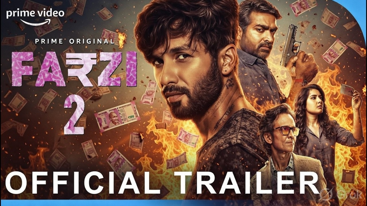 FARZI 2 - Official Trailer |Raj & DK |Shahid, Sethupathi, Kay Kay, Raashii |Prime Video | concept