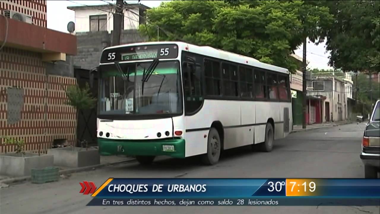Las Noticias - Ocurren choques de urbanos