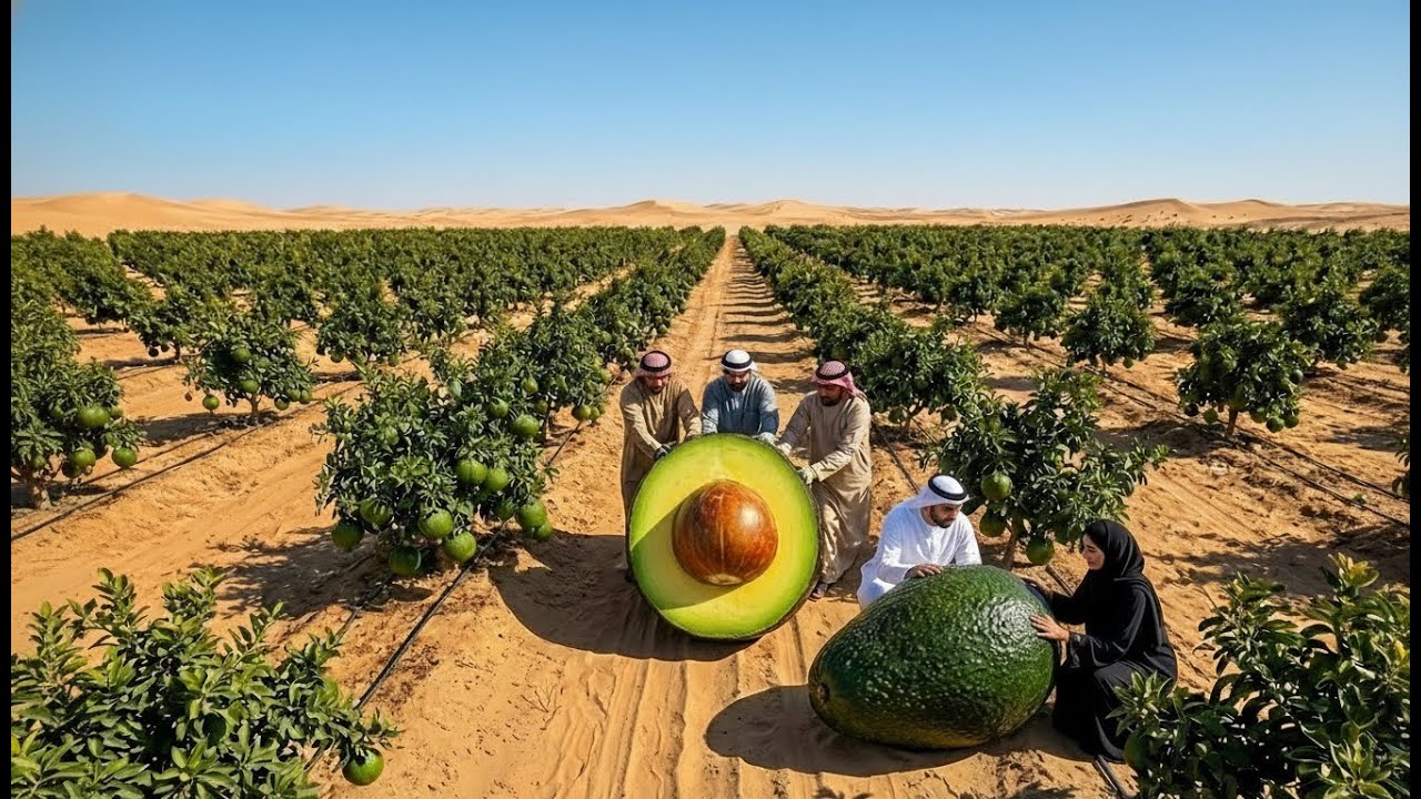 $25 Avocado? Inside Dubai’s Impossible Desert MegaFarm 🥑