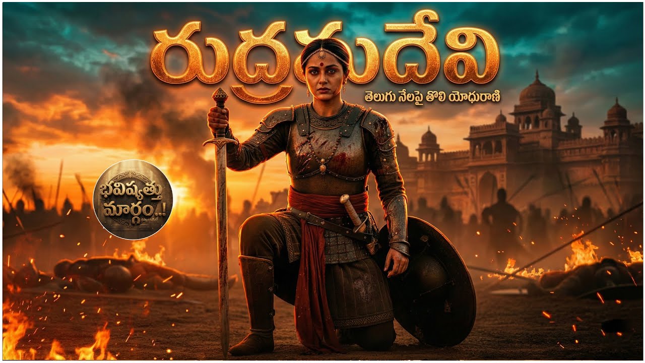 రుద్రమదేవి | తెలుగు నేలపై తొలి యోధురాణి | Telugu Historical Story || Bhavisyattu Margam