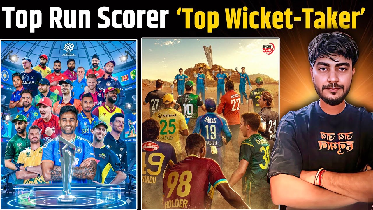 Super 8 के बाद T20 World Cup Highest Wicket-Taker & Highest Run Scorer ? T20 World Cup Lederboard