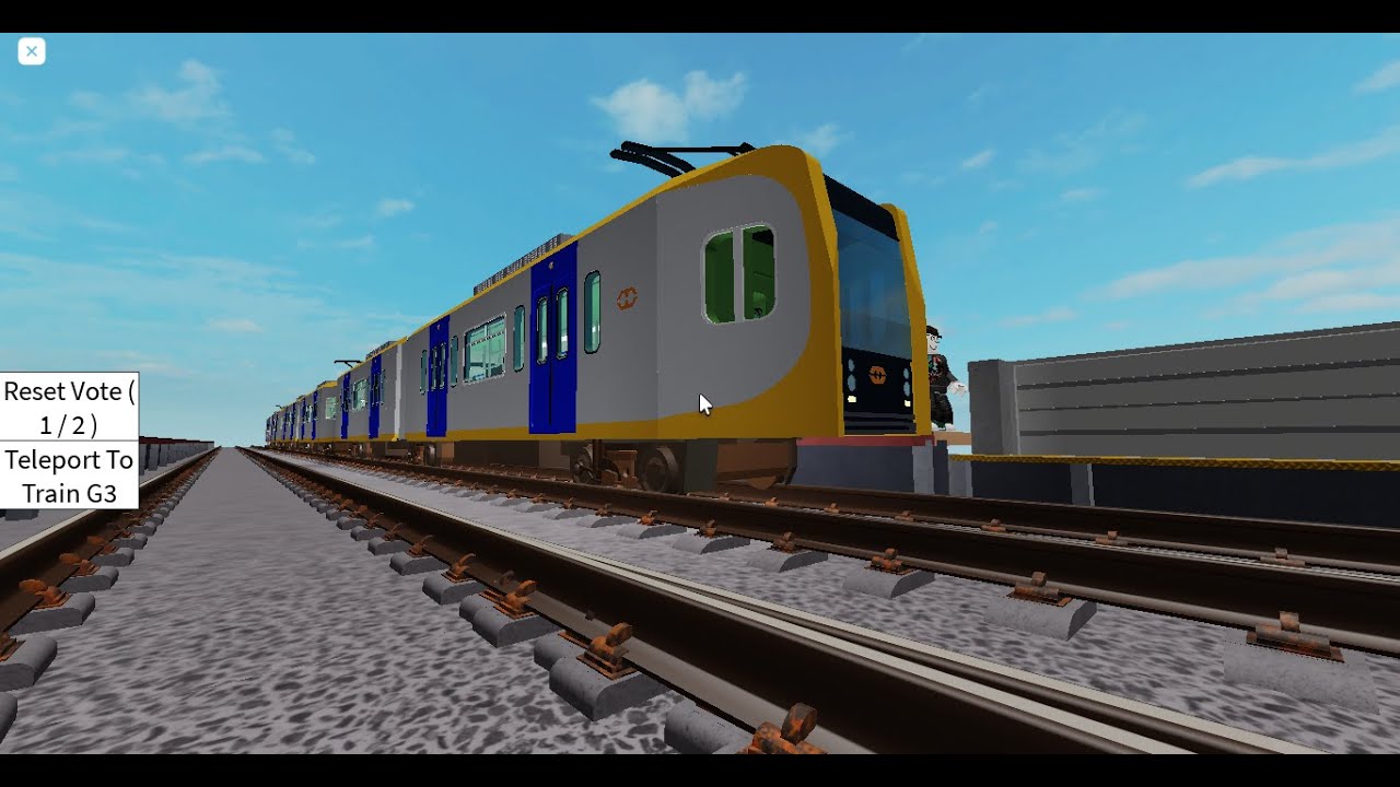 Riding LRT 1 3G Roosevelt to Monumento in roblox