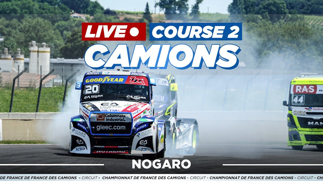 COURSE 2 du Grand-Prix Camions de Nogaro 2025 en Live !