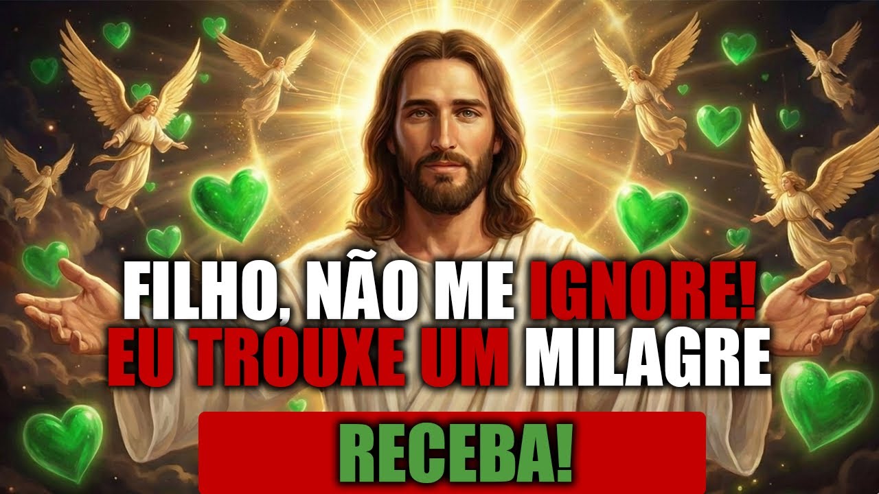 Filho, NÃO IGNORE! Deus tem uma entrega urgente para você hoje!