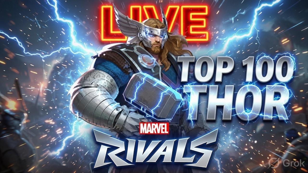 🔴 LIVE - Grinding in Grand Master 3 with TOP 100 Thor!