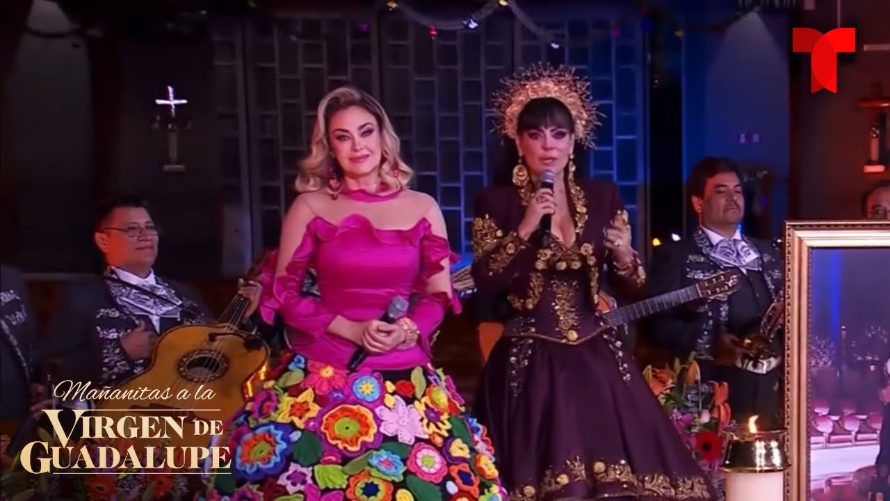 Recordamos el regalo que Aracely Arámbula le dio a Maribel Guardia frente a la Virgen de Guadalupe