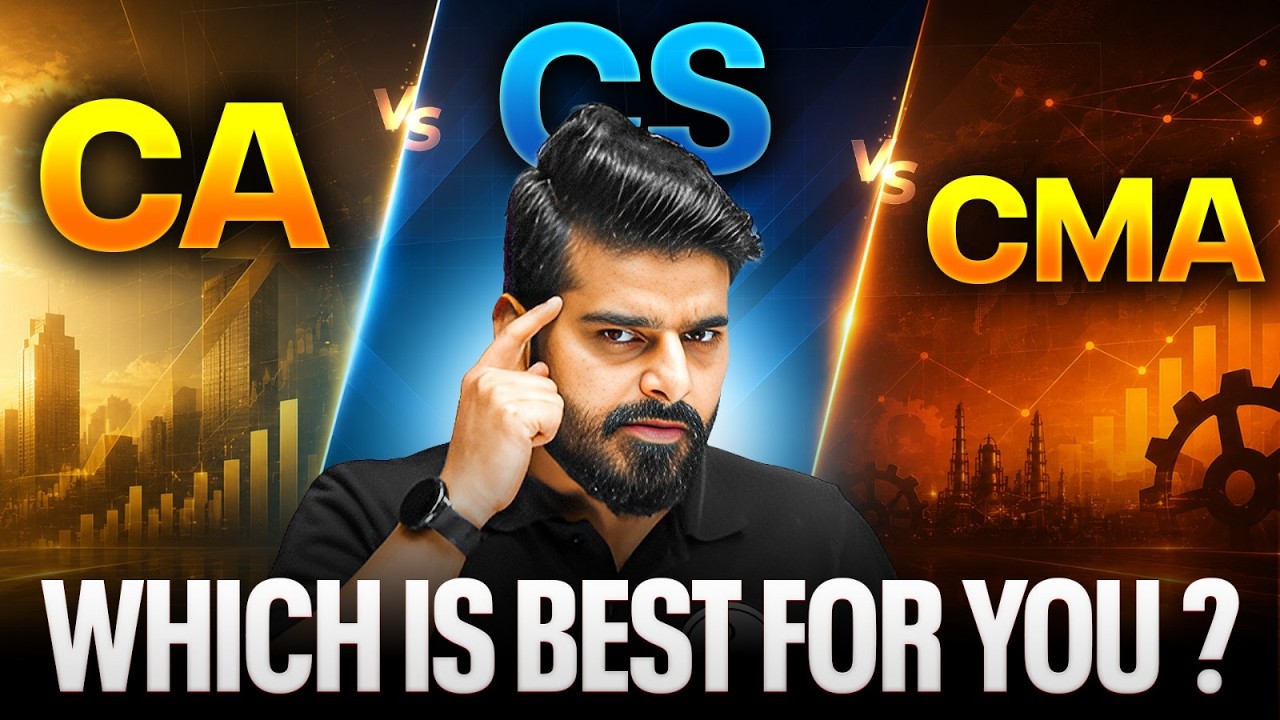 CA, CS or CMA? Biggest Confusion for Commerce Students😱 | Commerce Career Guidance