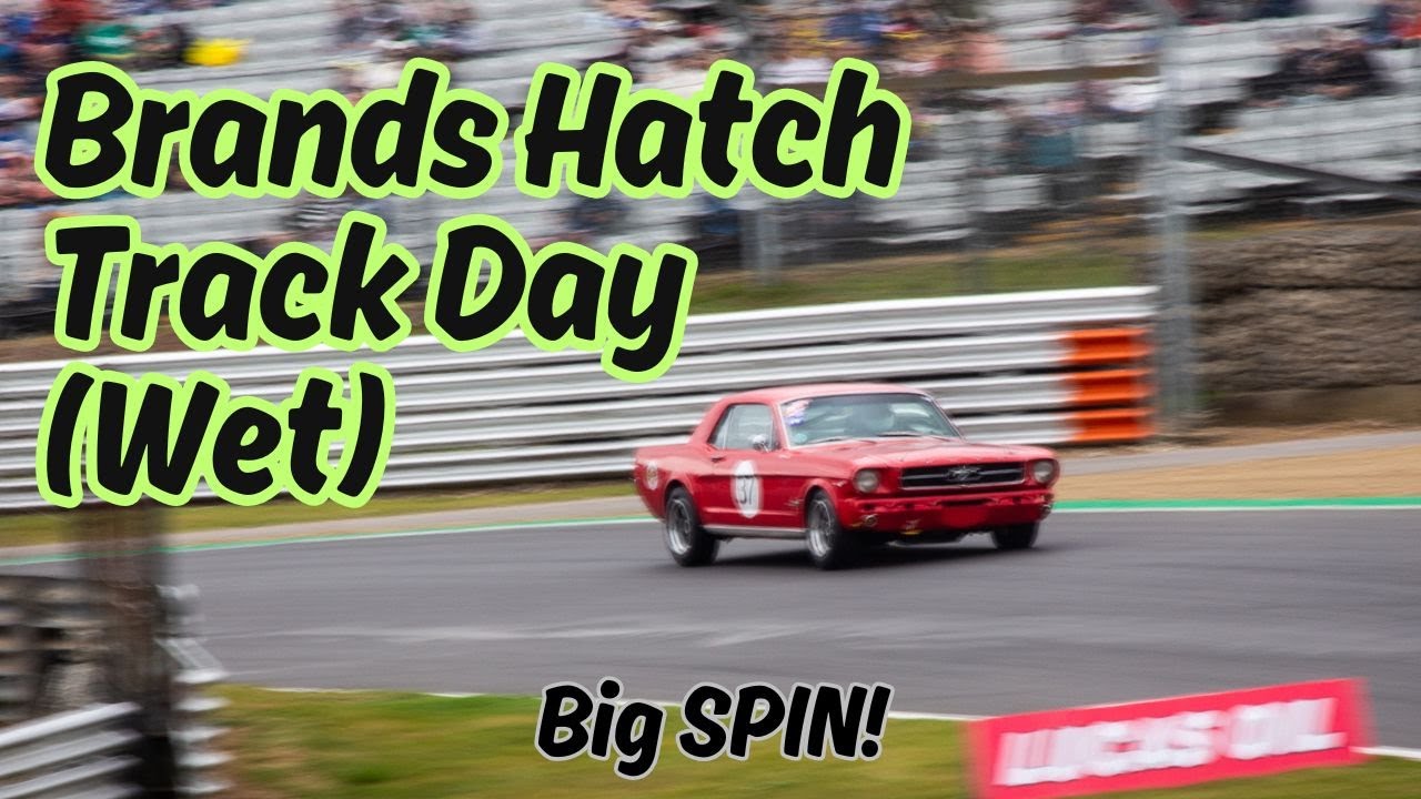 Brands Hatch Track Day With Commentary & BIG SPIN  |1965 Mustang Race Car