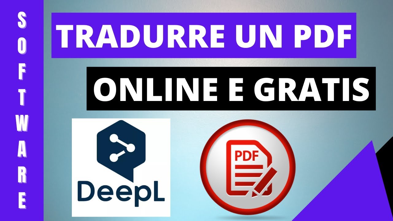 Tradurre un documento PDF gratis senza installare programmi