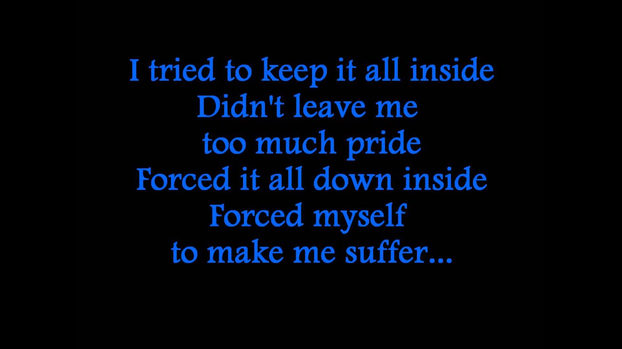 Staind - Suffer (Lyrics)