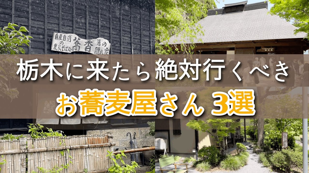わざわざ食べに行きたい美味しいお蕎麦3店舗をまとめてご紹介　栃木県宇都宮市　日光市　壬生町