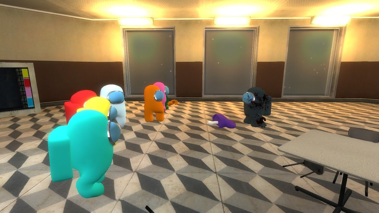 among us in gmod/part 1