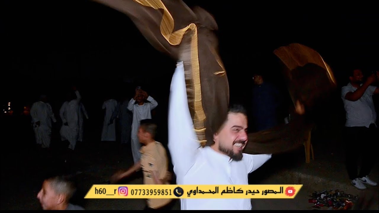 طيران مو طبيعي حفل حنة الاخ نوار الحميداوي /فرقة فاضل الاسمر اخو باشا